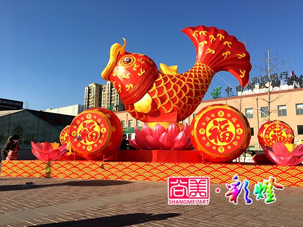 2017北京大兴区迎春彩灯现场